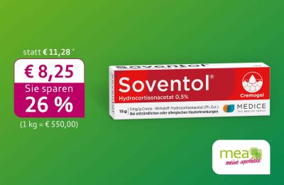 Soventol Creme: August-Angebot in der Rabenfels-Apotheke Herten