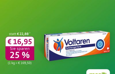 Voltaren: Februar-Angebot in der Rabenfels-Apotheke Herten